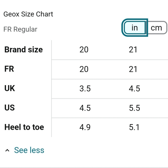 NWOT Geox B Each Respira sneakers  US Size 4.5  Color Navy - Picture 13 of 13